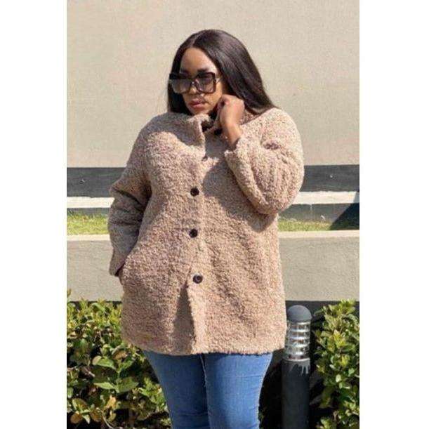 Vintage Woolen Buttoned Coat