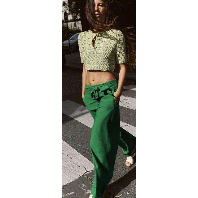 Sexy Side Buttoned Long Pants