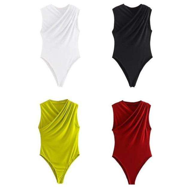 Sleeveless V-Neck Bodysuit