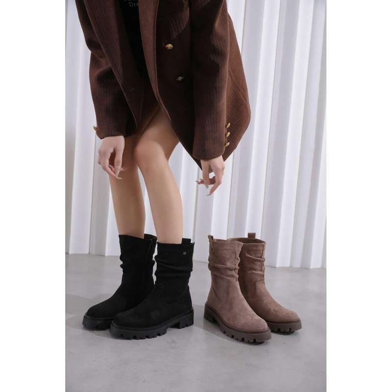 Vintage Suede Ankle Boots