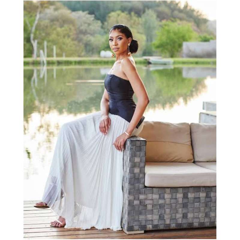 Sleeveless Off-Shoulder Pleated Maxi Dress