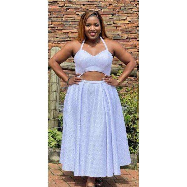 Sleeveless Open Waste Dress