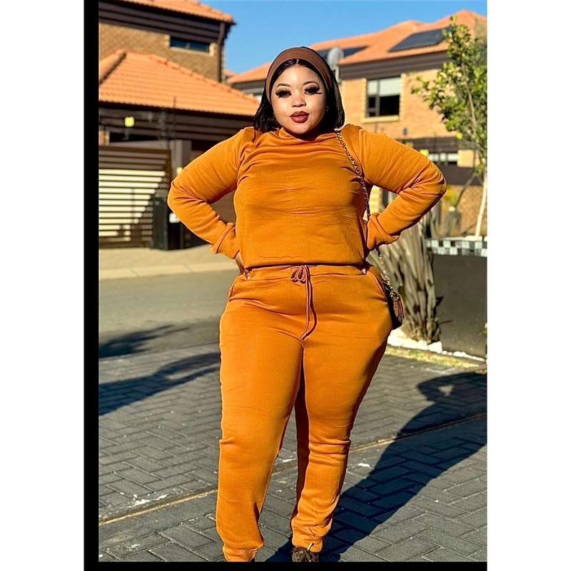 (Copy) 2 Piece Outfits Long Sleeve Knit Elegant Top & Wide Leg Pants