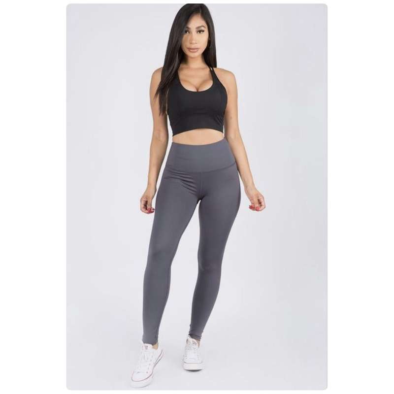 Full Length Seamless Footless Stretching Leggings.