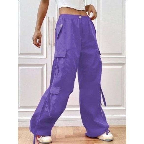 Women's Cargo Drawstring Harem Pants