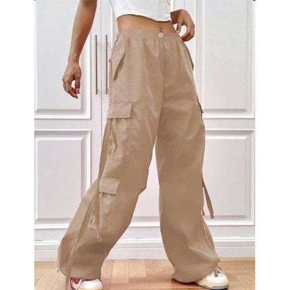 Women's Cargo Drawstring Harem Pants