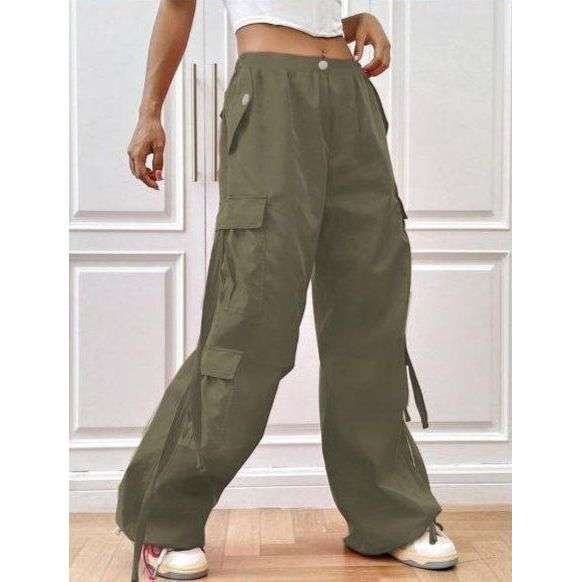 Women's Cargo Drawstring Harem Pants