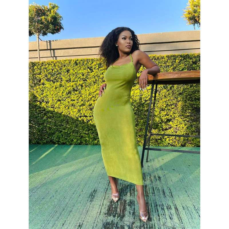 Backless Bodycon Dress.