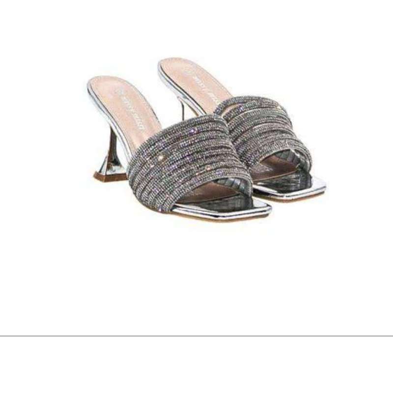Rhinestone Short Heel
