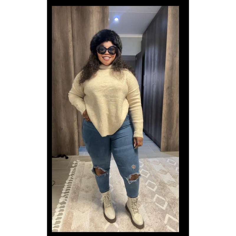 Turtleneck Knitted Top