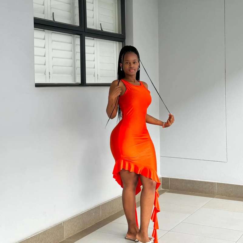 Sexy Sleeveless Ruffled Dress