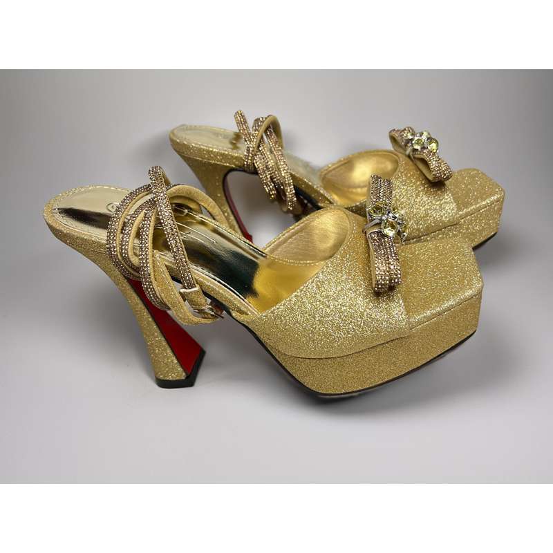 Women's High Heels Pumps with straps.