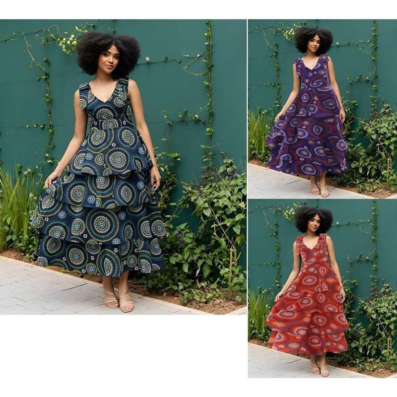 African print Maxi dress
