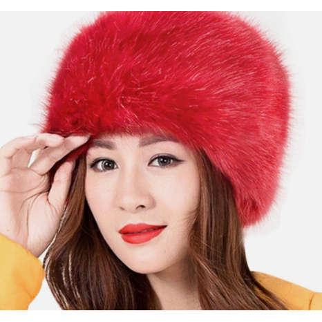 Fluffy Fur Round Winter Bucket Hat