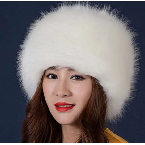 Fluffy Fur Round Winter Bucket Hat
