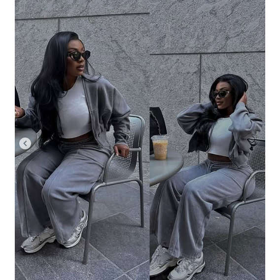 Stylish Sportswear Two Piece Tracksuit Set