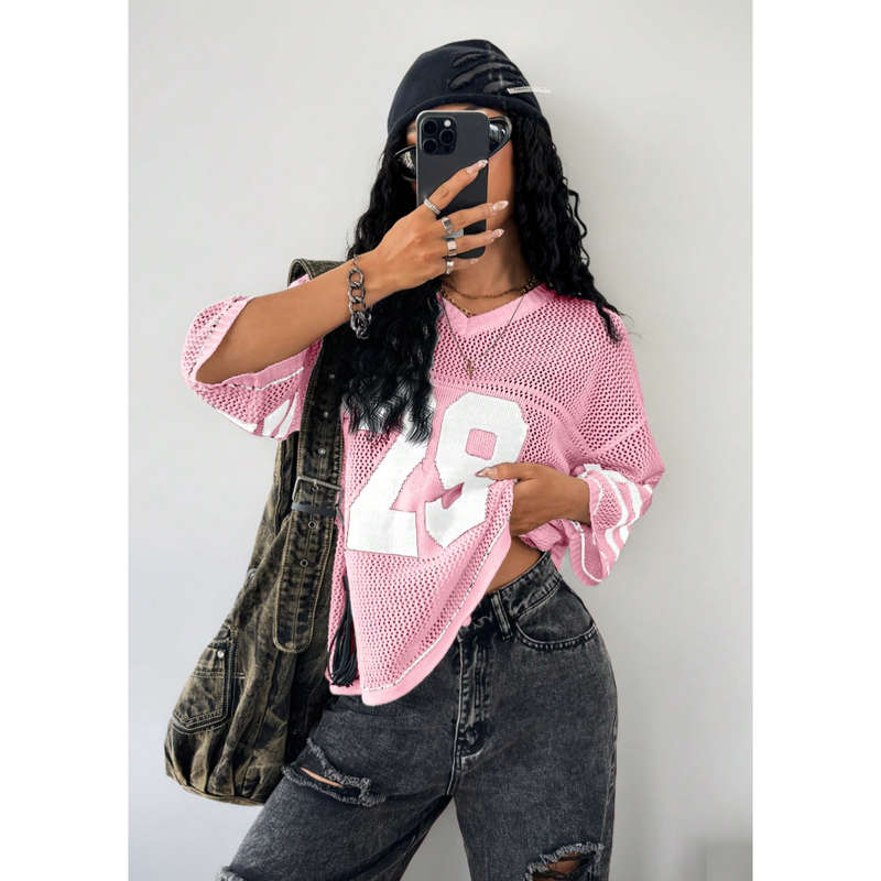 Graphic Shirts V Neck Pullover Sweater
