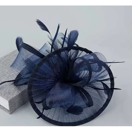 Feather Hair Clip Fascinators Tea Party  Cocktail, Wedding, Fancy Hat