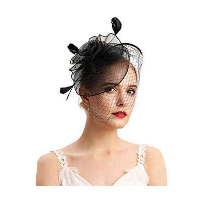Beautiful Mind Hat Party Mesh Fashion Feathers Wedding Hat