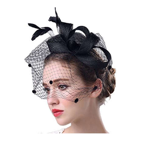 Beautiful Mind Hat Party Mesh Fashion Feathers Wedding Hat