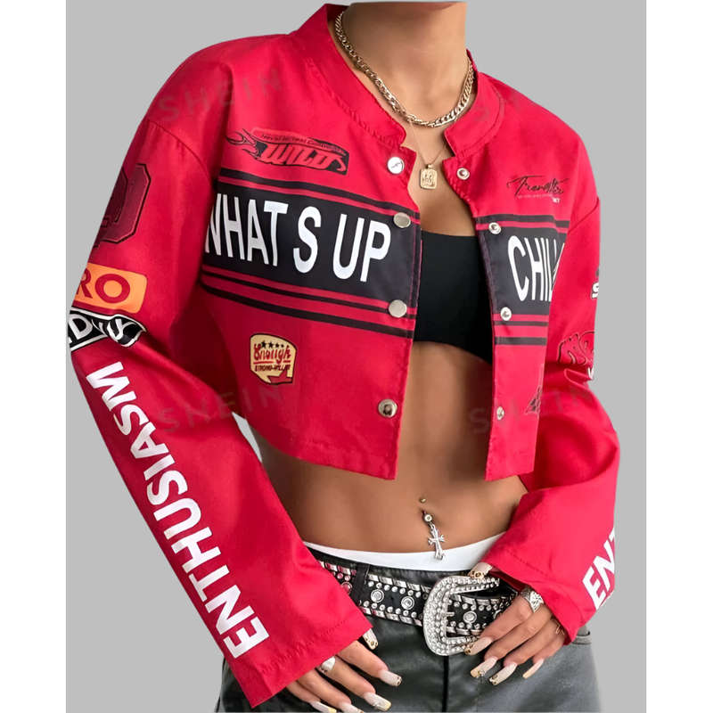 Stylish Bike Leader Crop Jacket