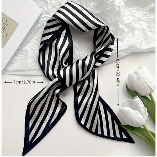 Vintage Polyester Headband, Versatile Accessory for Ponytail.