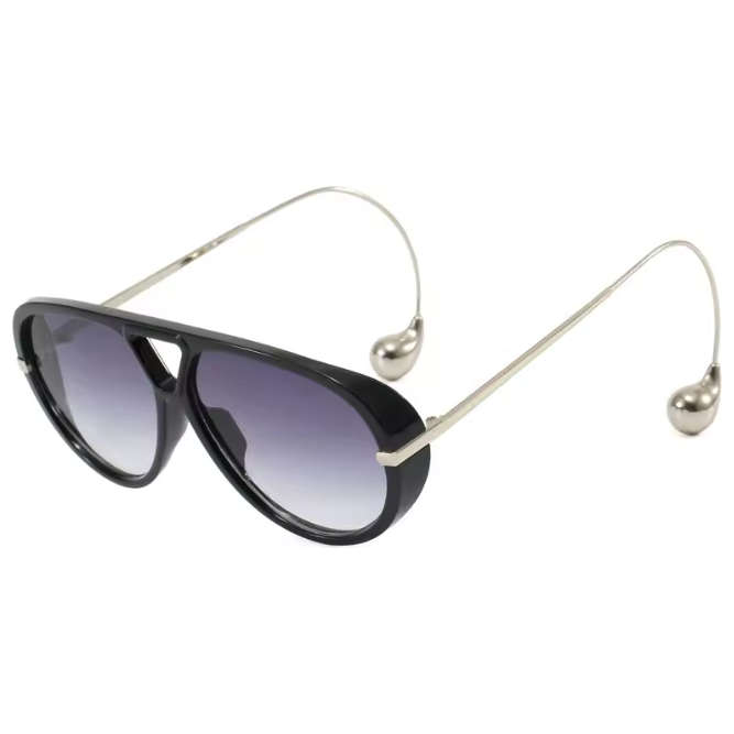 Double Bridge Luxury Brand Designer Oversized Pilot Sunglasses