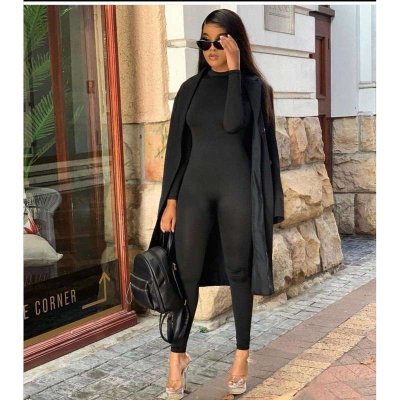 Reversible Zipper Bodyglove Jumpsuit 