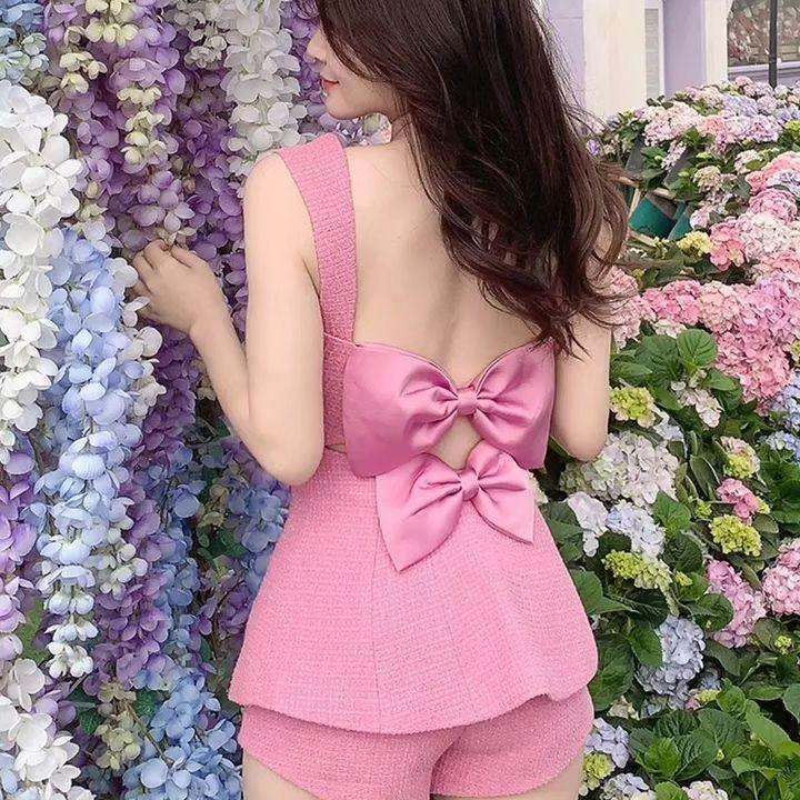 Back Bowknot Luxury 2 Piece Set