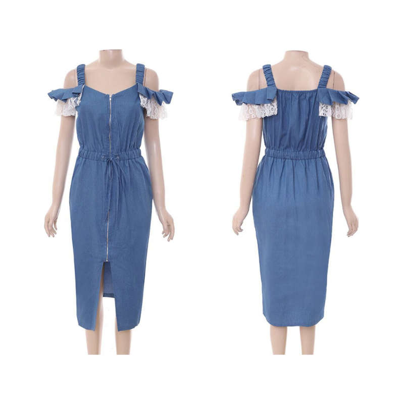 Sleeveless Denim Dress