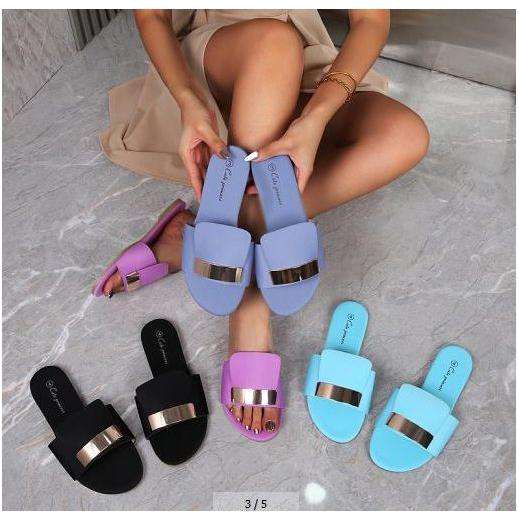 Slide Flat Sandals