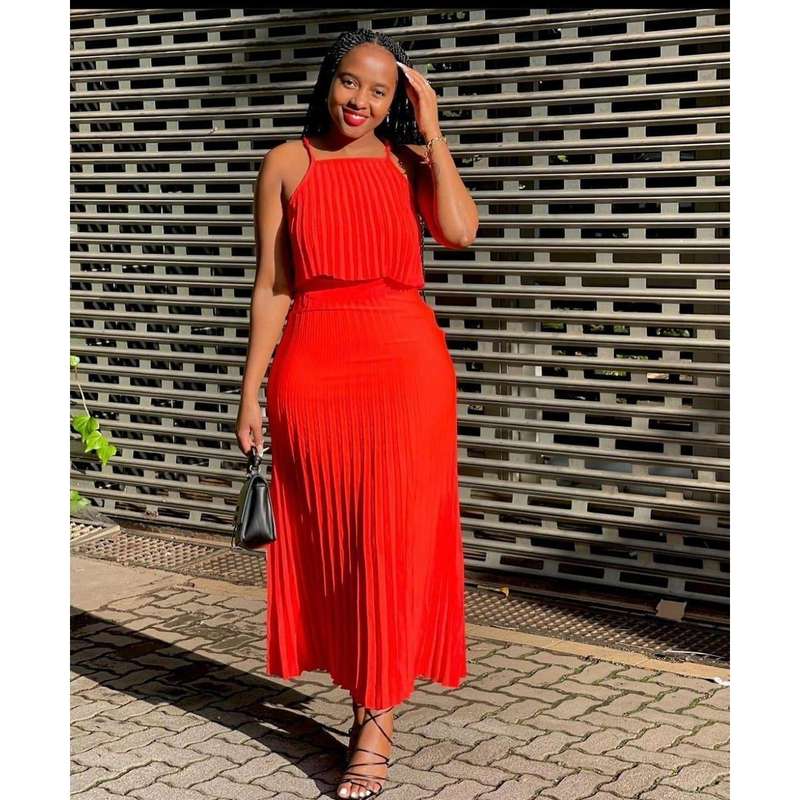 Sexy Pleated Outfit Set