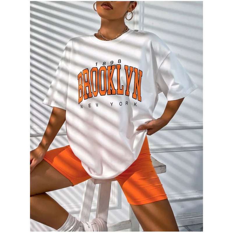 Brooklyn Tee & Biker Short Set