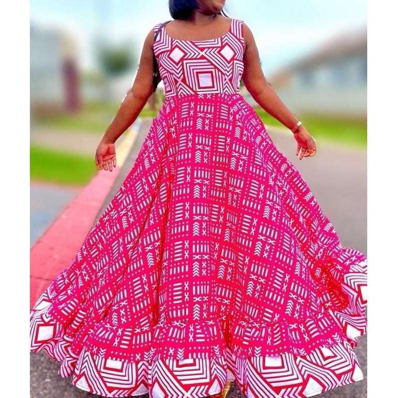 Sleeveless Bubble Maxi Dress.