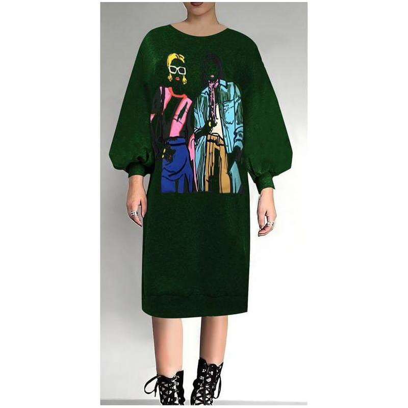 Sexy Midi Fashion Elegant Summer Slim Party Dress.