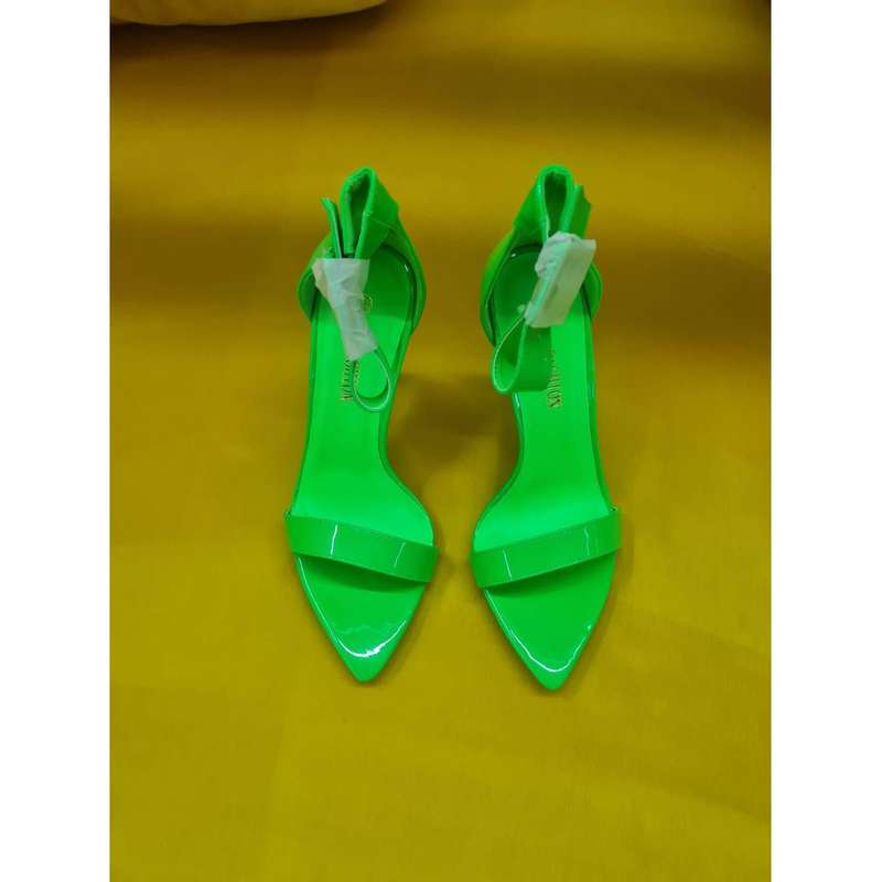 Ankle Strap Stiletto Heel Sandals.