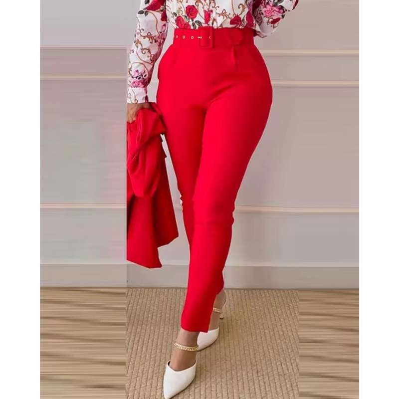 High Waisted Slim Pencil Sweatpants.