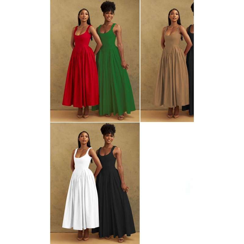 Maxi Crisscross Back Beach Dress.