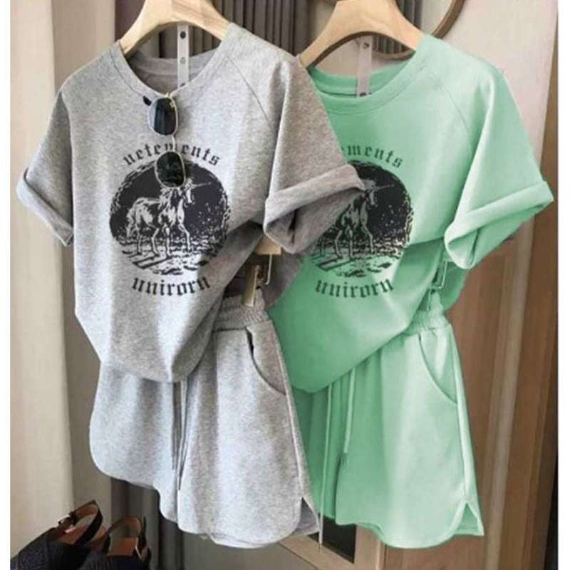 Casual Streetwear trksuits Two Piece Set.