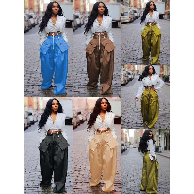 Vintage Side Pockets Cargo Pants