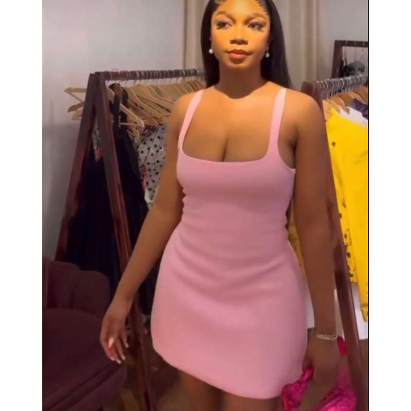 Square Neck Tennis Dresses for Women Golf Dress.