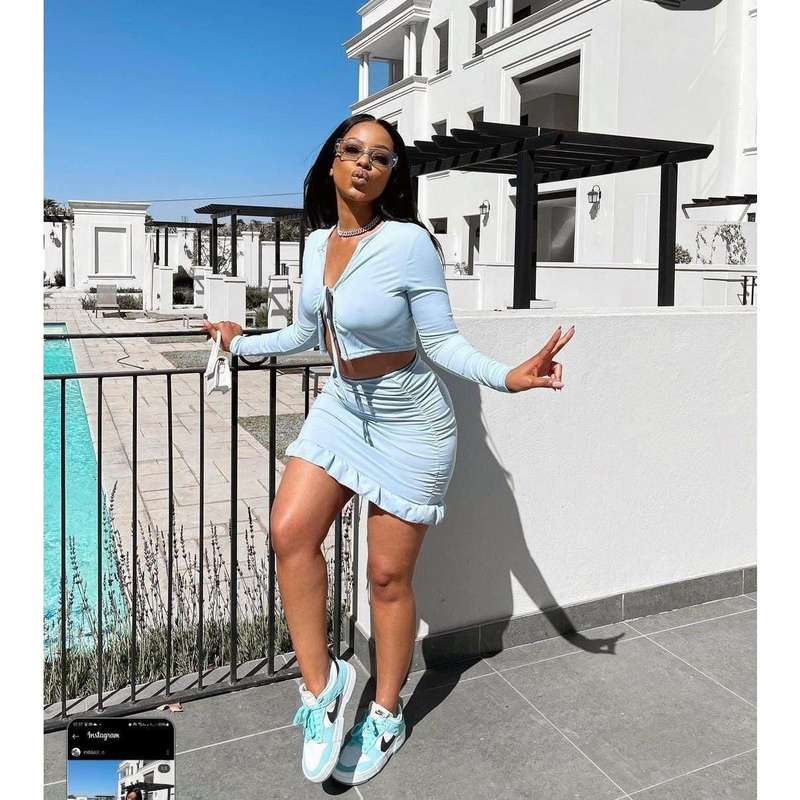 Two Way Ribbed Top and Mini Skirt Sets