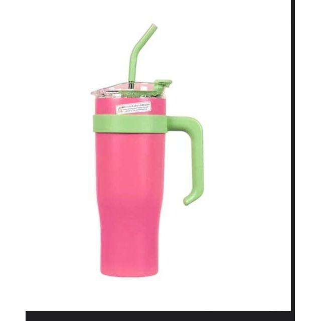 Stainless Steel Straw Travel Tumbler
