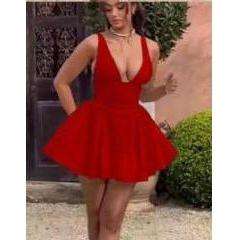 Short Cute Cocktail A-Line Mini Dress