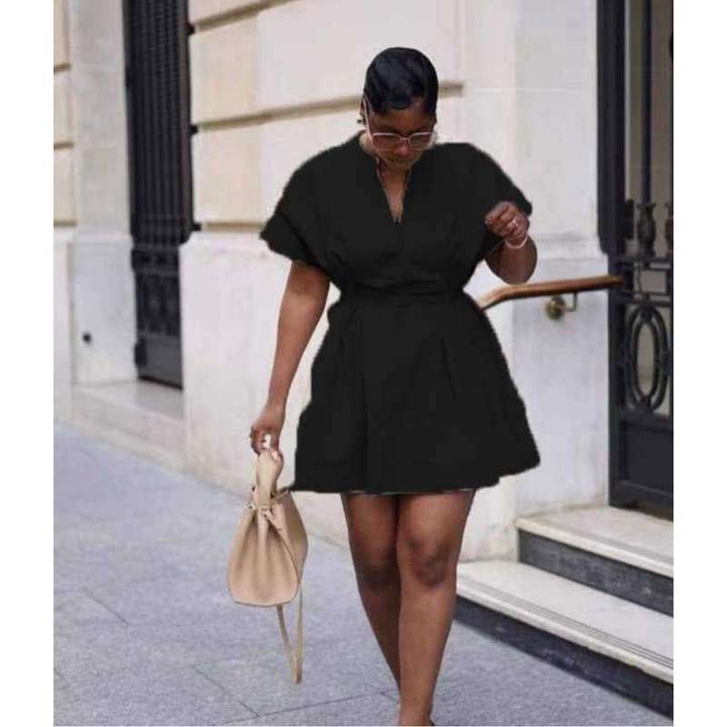 Summer Temperament Short Dress