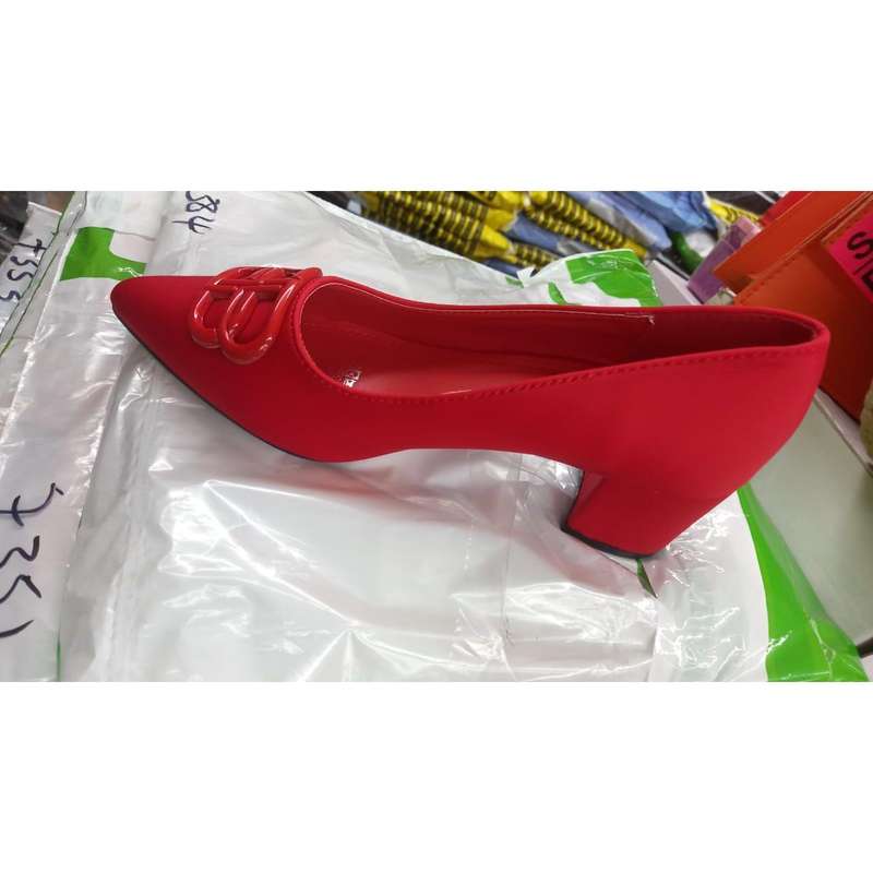 Vintage Red Bottom Think High Heel