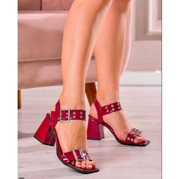 Studded Block Heel Dress Sandal