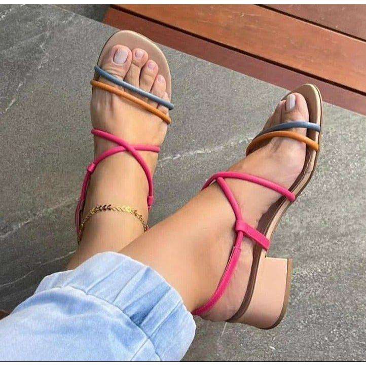 Ankle Buckle Strap Gladiator Shoes