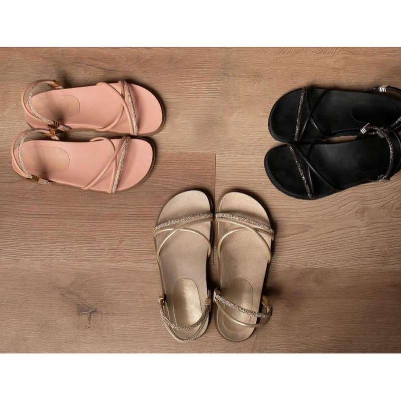 Platform Cross Belt Sandals