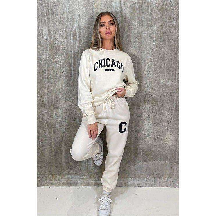 Tracksuit Pants & Baseball Jacket 2 Piece Set.